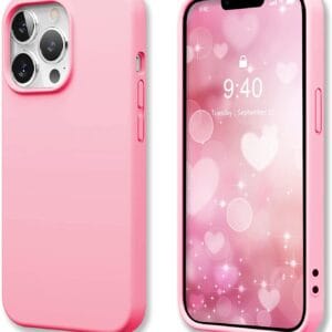 מגן גומי Velox iPhone 14 – מגן גומי Rubber ip 14 pro -ורוד